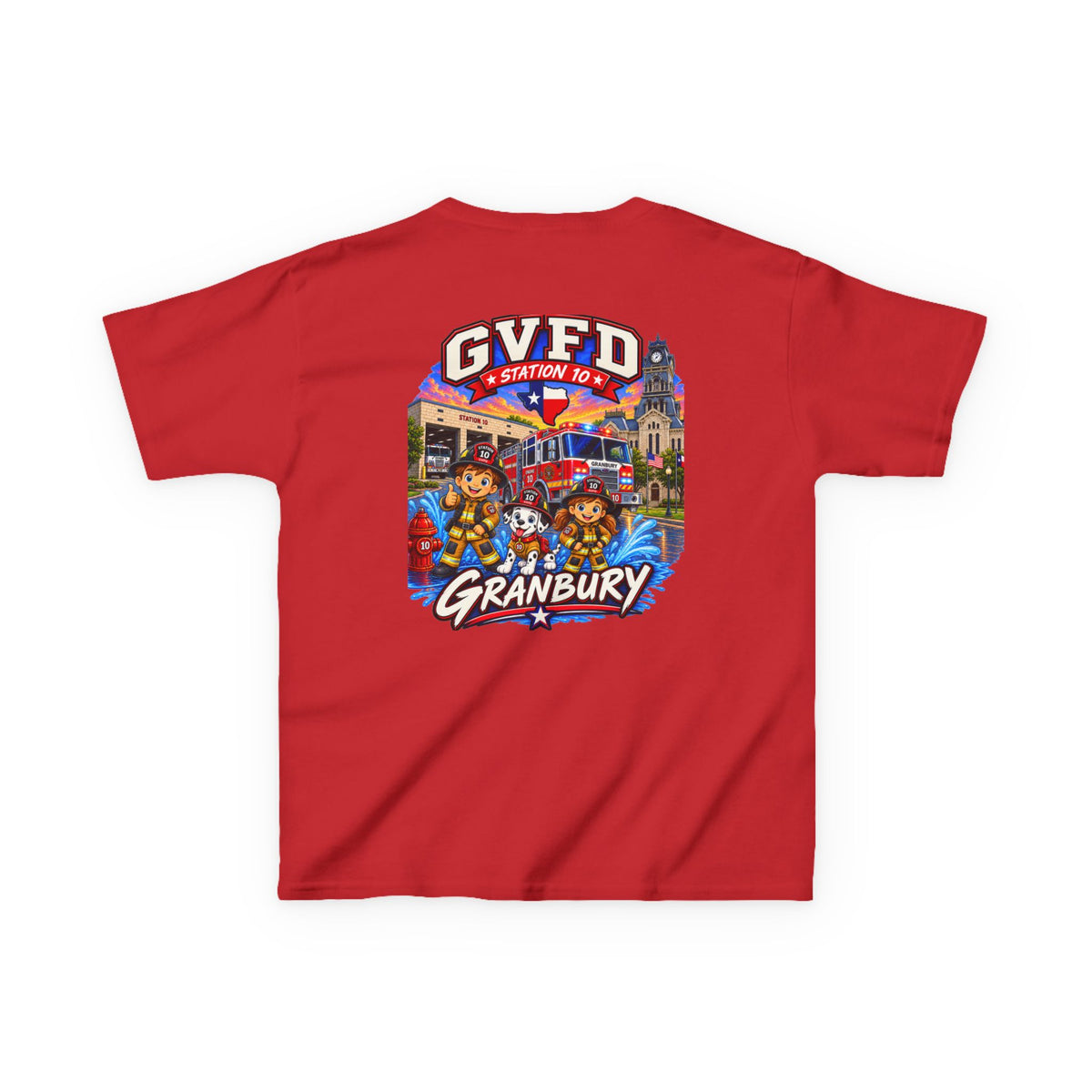 Granbury GVFD Station 10 Youth Firefighter T-Shirt