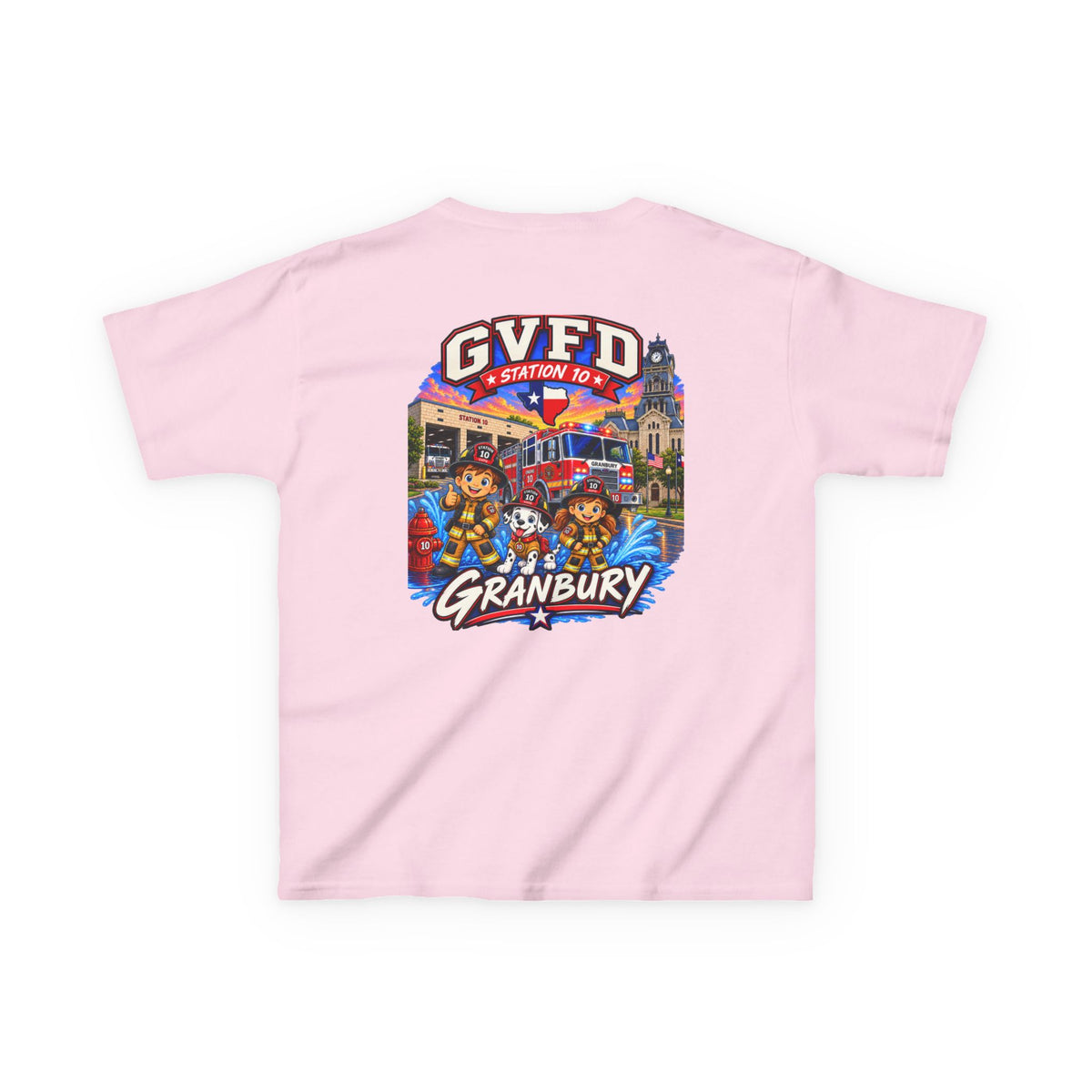 Granbury GVFD Station 10 Youth Firefighter T-Shirt