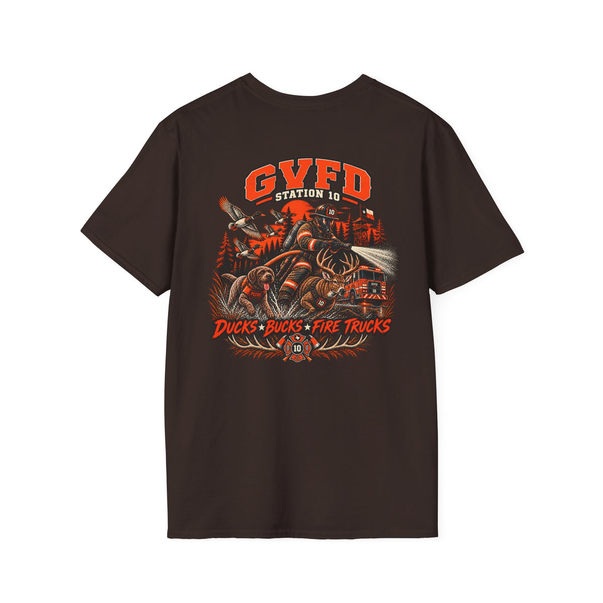“Ducks, Bucks & Fire Trucks” T-Shirt