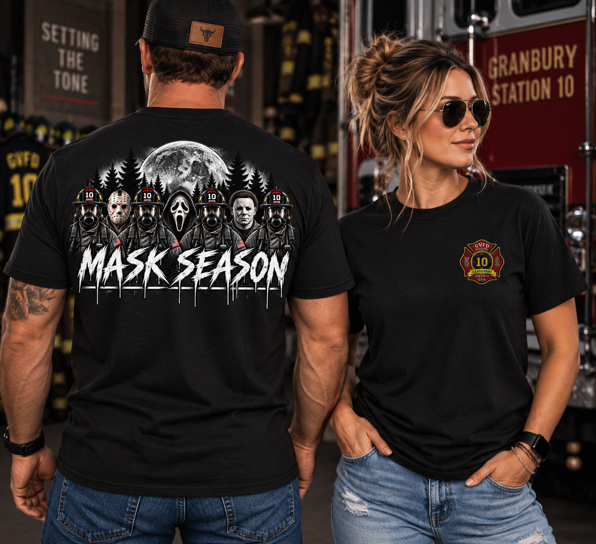 GVFD Halloween Shirt #MaskSeason