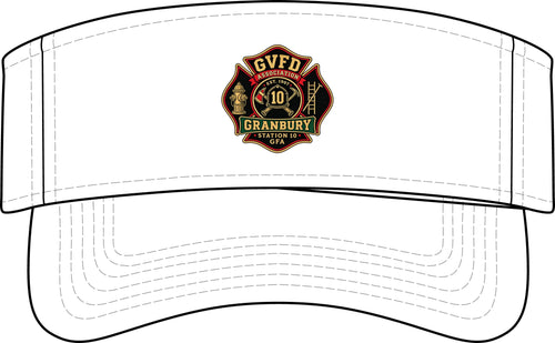 Granbury Fire Department Maltese Visor — GVFD Station 10 Embroidered Firefighter Visor