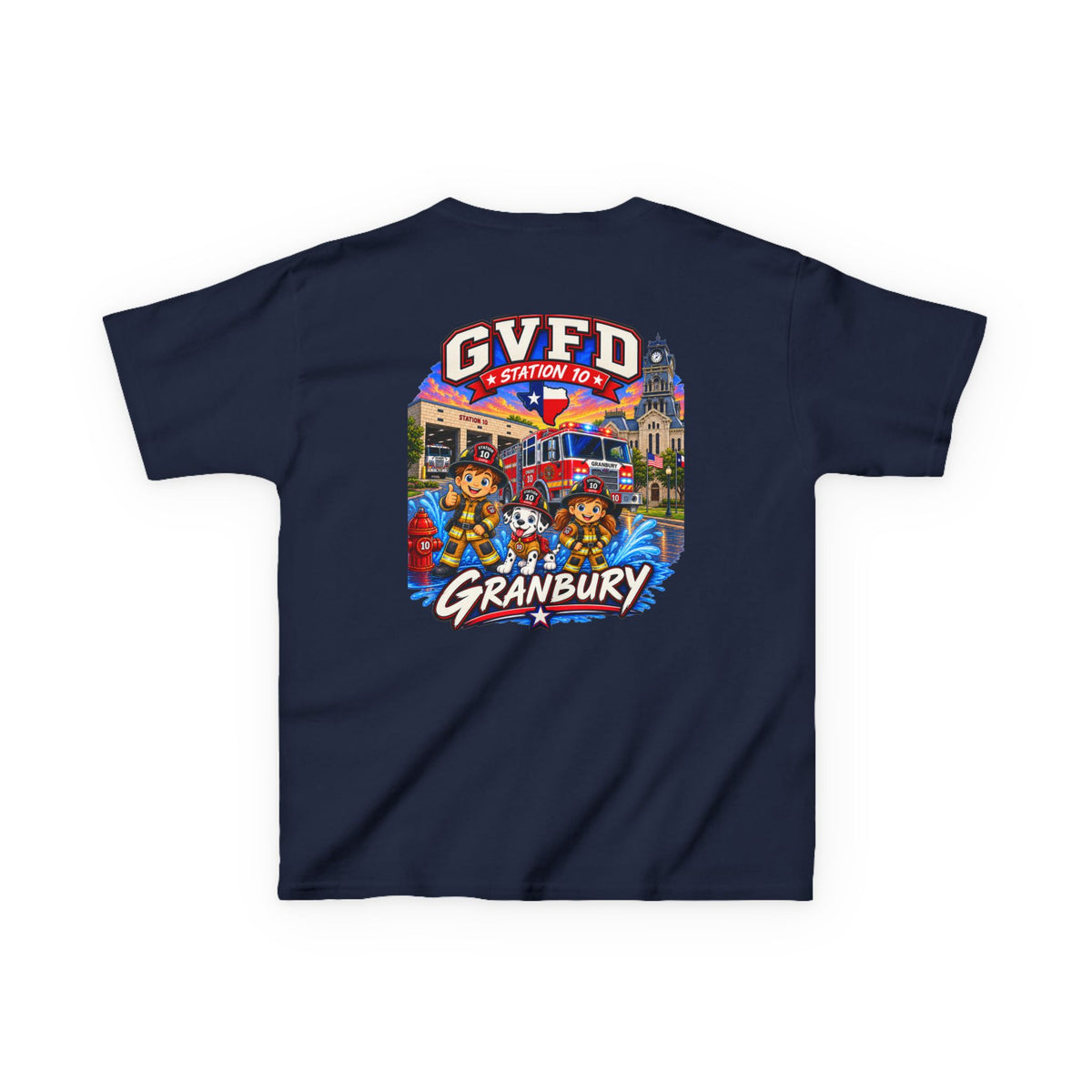 Granbury GVFD Station 10 Youth Firefighter T-Shirt