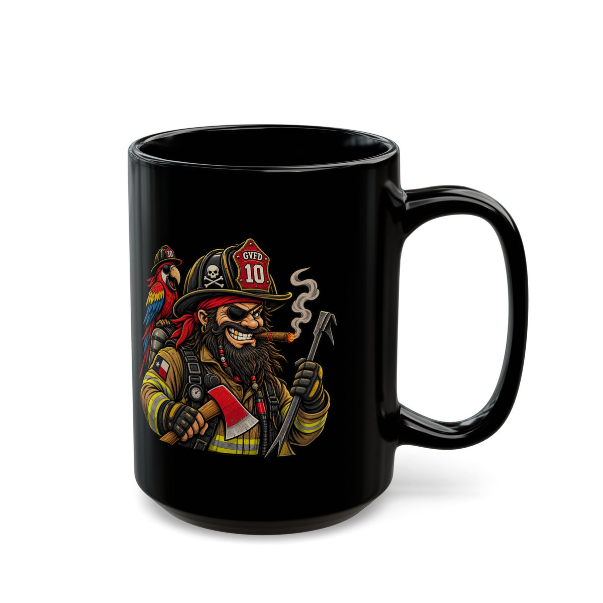 GVFD Station 10 Pirate Firefighter Mug